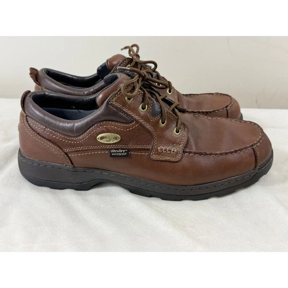 Irish Setter Hunt UltraDry Waterproof Oxford Shoes Men's 14 E2 Brown Leather